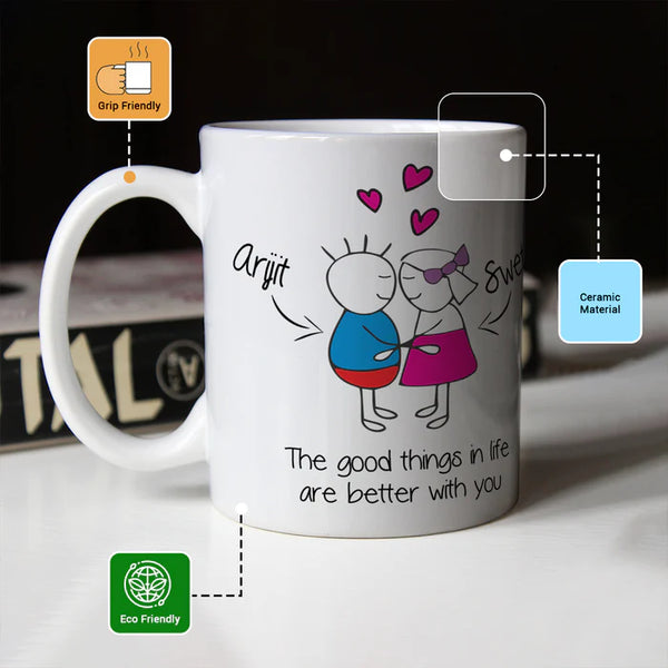 Personalized ‘Good Things Have Got Better’ Ceramic Mug