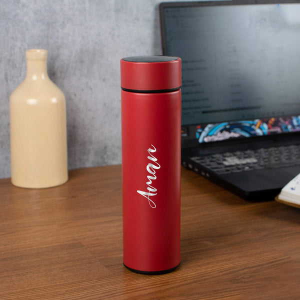 Personalized Stainless Steel Temperature Water Bottle