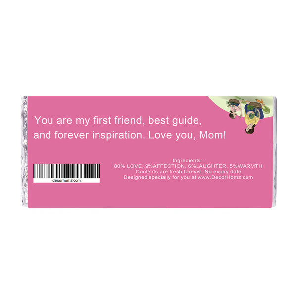 Personalised Happy Mother’s Day Chocolate Bar with Custom Message