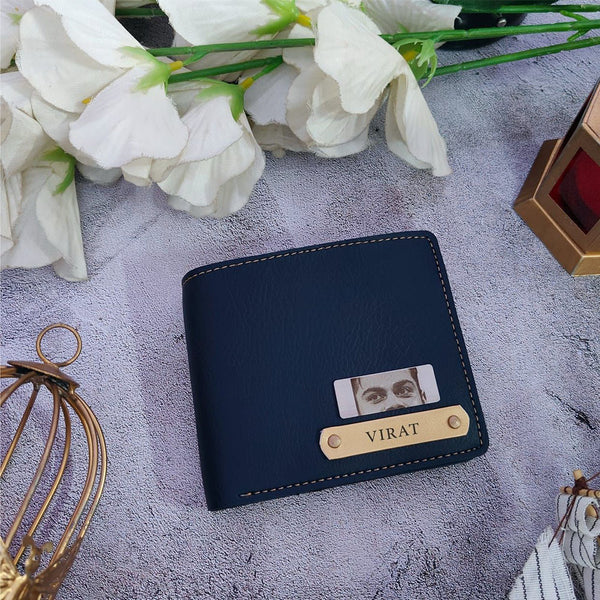 Personalized Wallet with Engraved Eye Steel Strip