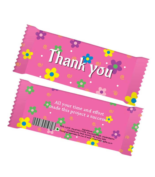 Personalized Chocolate Bar β Say Thank You